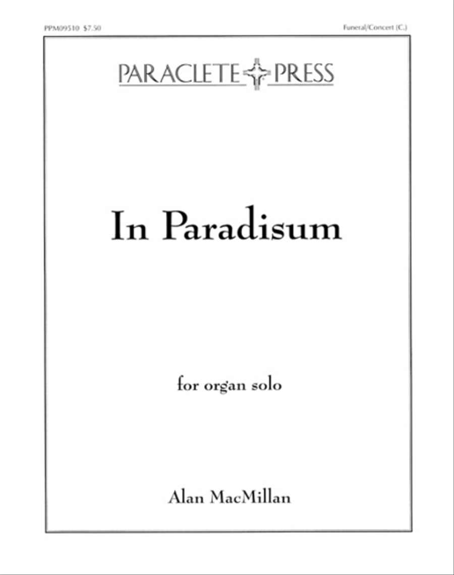 In Paradisum Organ scores gallery preview page 1