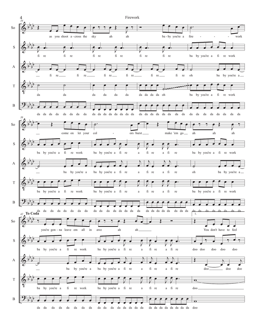 Firework 4-Part scores gallery preview page 4