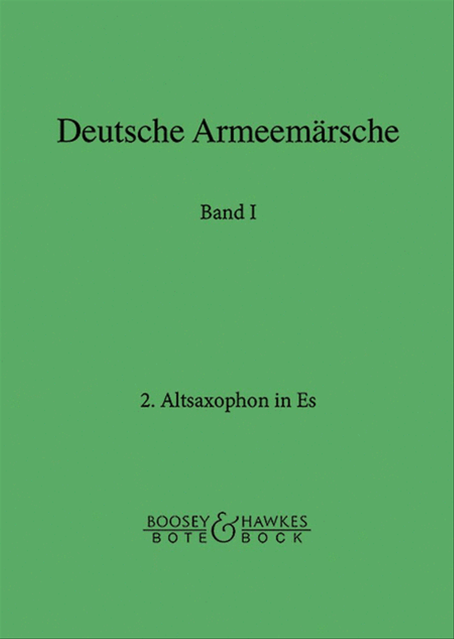 German Military Marches Band 1 Concert Band scores gallery preview page 1