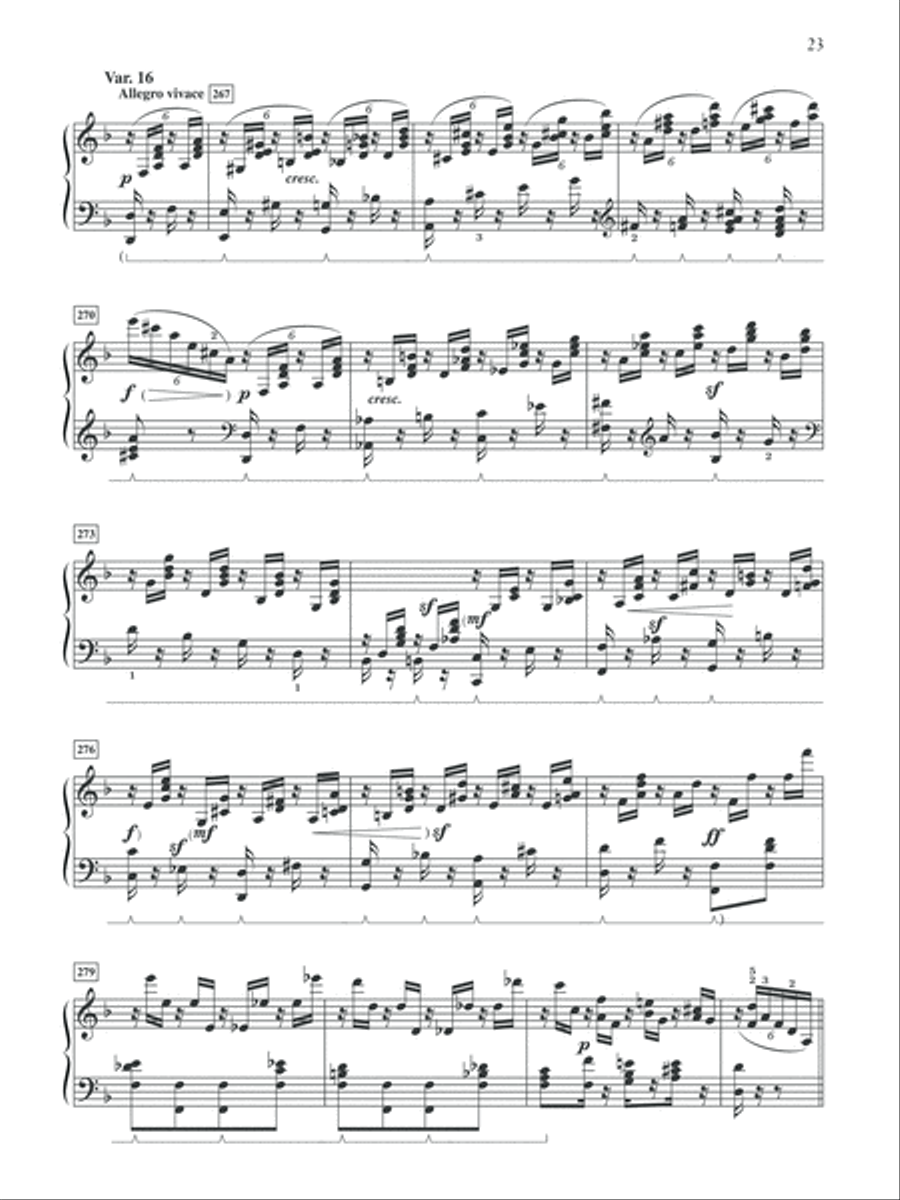 Mendelssohn -- Variations Sérieuses, Op. 54 Piano Solo scores gallery preview page 3