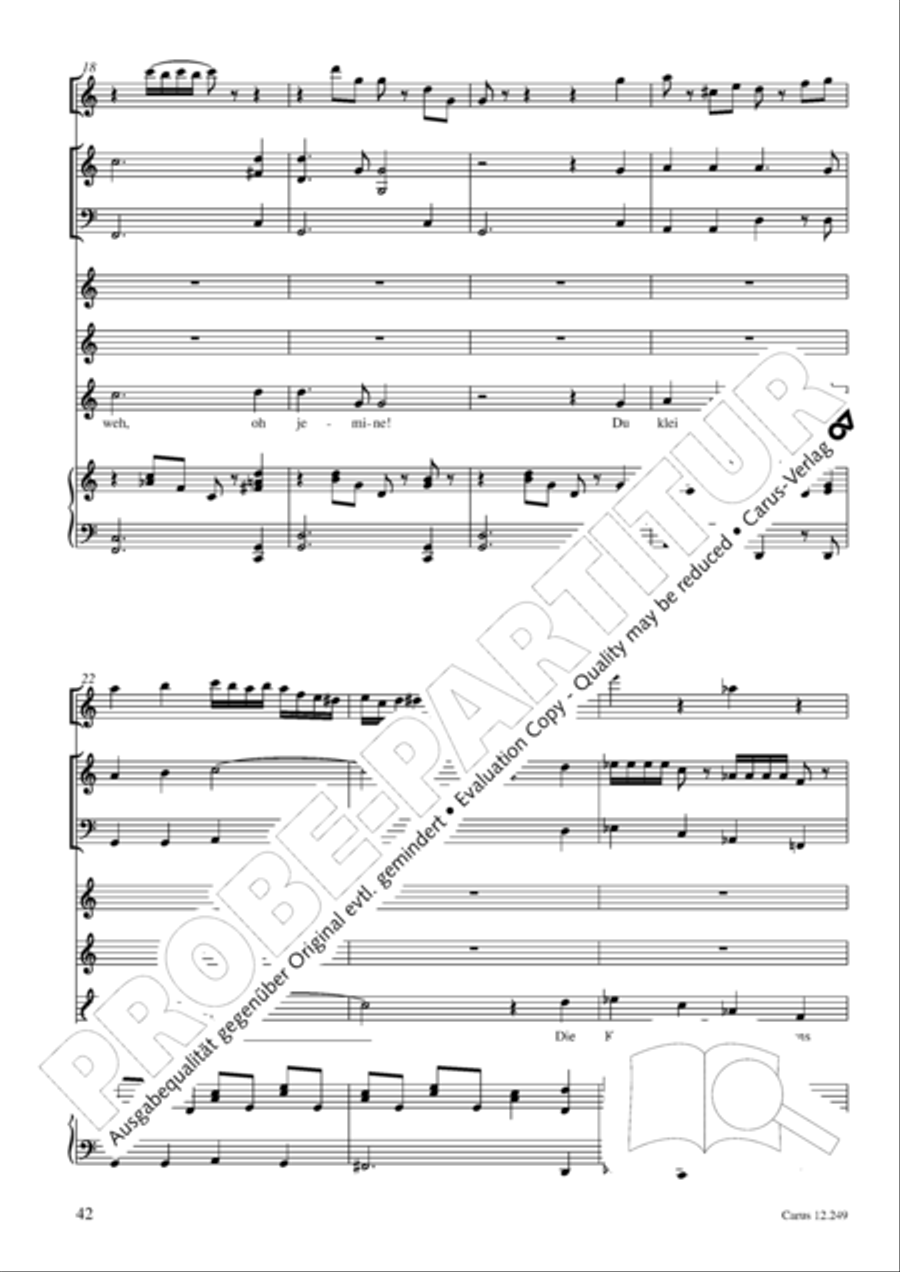 Mause in der Michaelskirche 4-Part scores gallery preview page 43