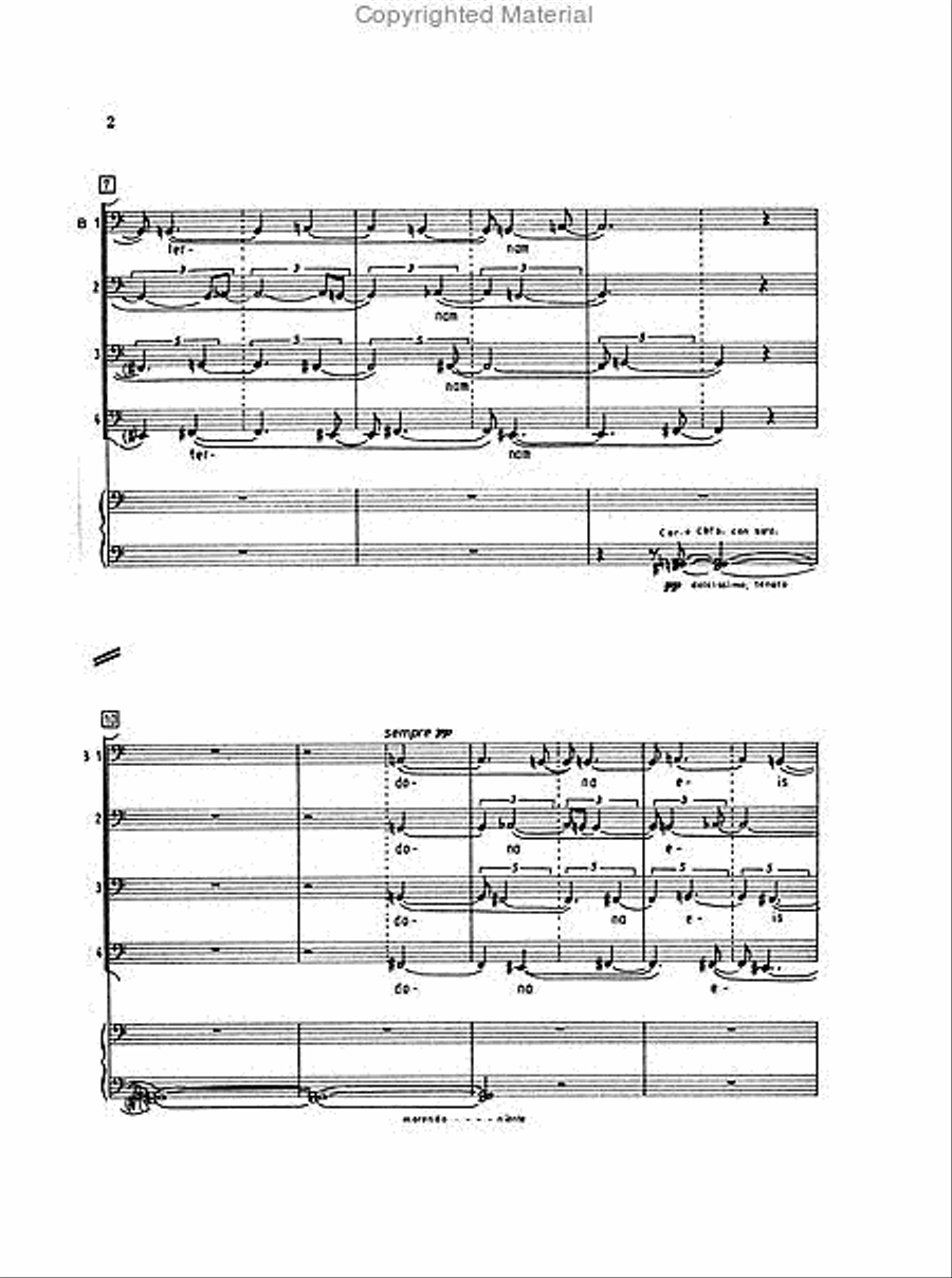 Requiem (Revised Version, 1997) (Vocal Score) Choir scores gallery preview page 3