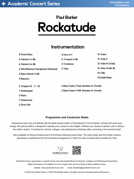 Rockatude (Full Orchestra) image number null