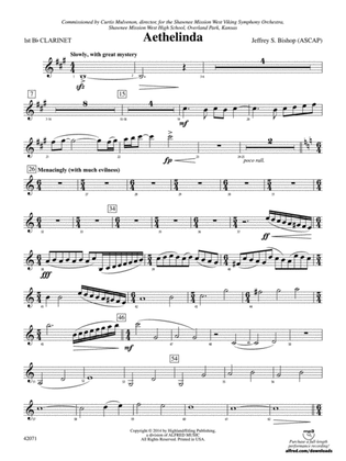 Aethelinda: 1st B-flat Clarinet