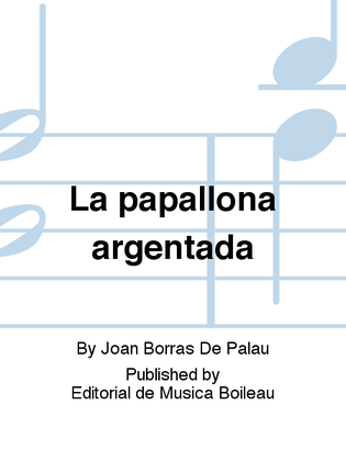 Book cover for La papallona argentada