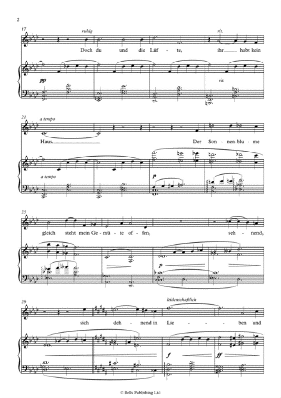 Im Fruhling (F minor) Voice Solo scores gallery preview page 2