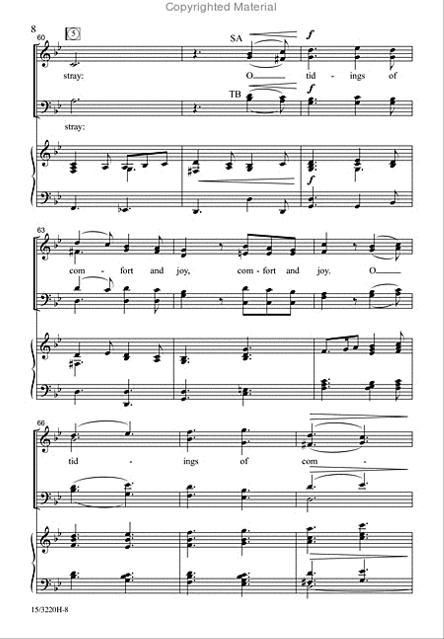 Rejoice and Be Merry! 4-Part scores gallery preview page 8