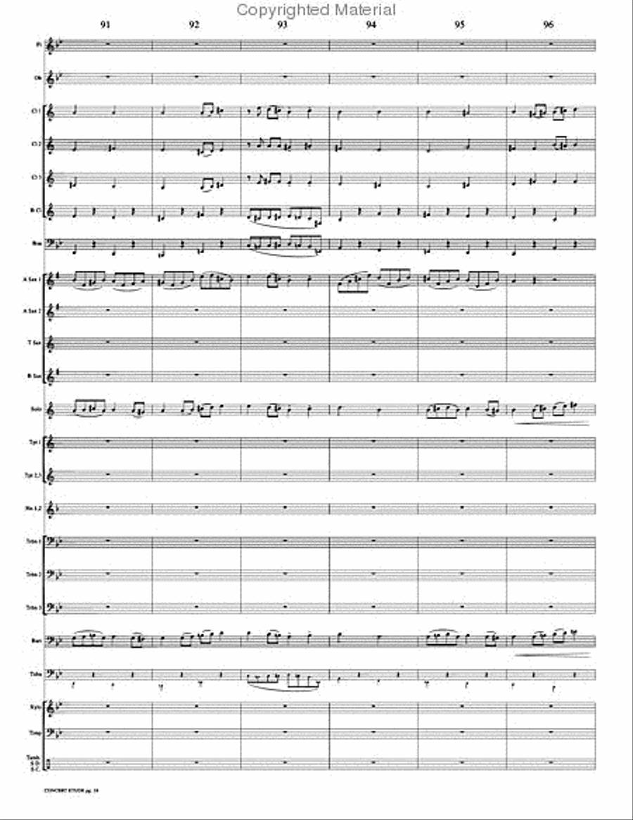 Concert Etude, Op. 49 Concert Band scores gallery preview page 19