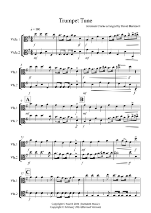 Trumpet Tune for Viola Duet