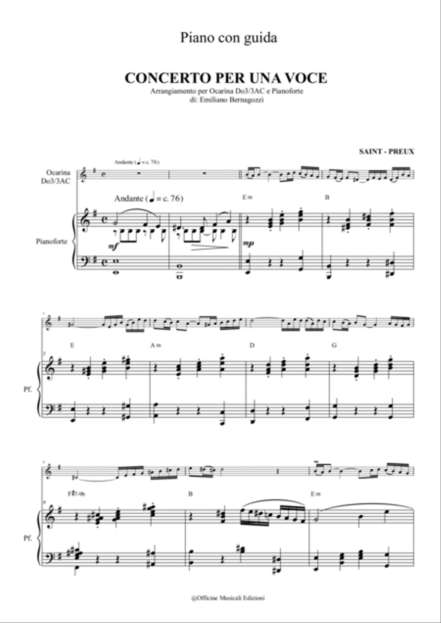 Concerto Pour Une Voix ocarina scores gallery preview page 4