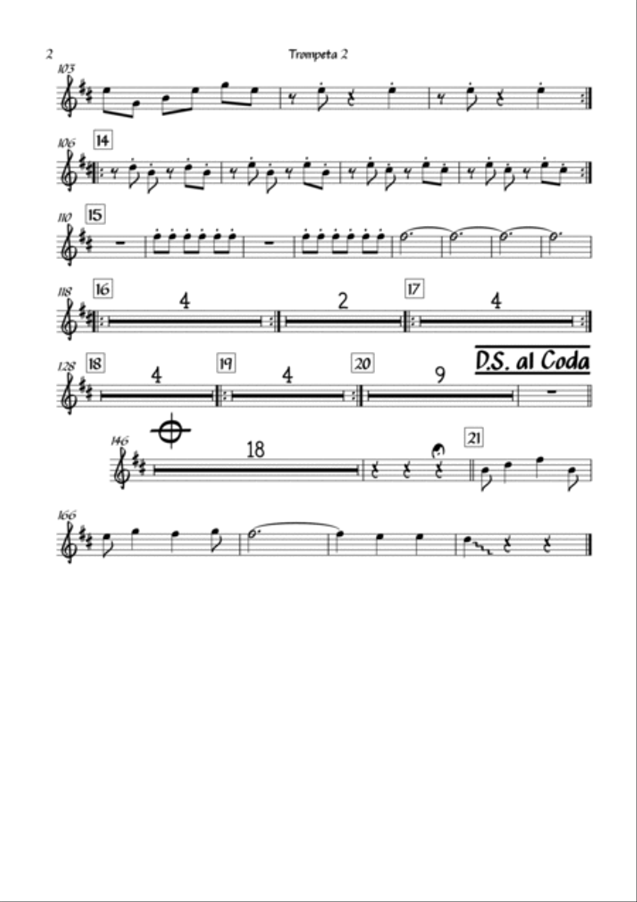 El Cascabel El Cascabel B-Flat Trumpet scores gallery preview page 4