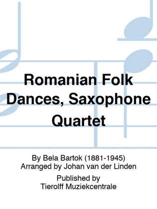 Romanian Folk Dances, Saxophone Quartet