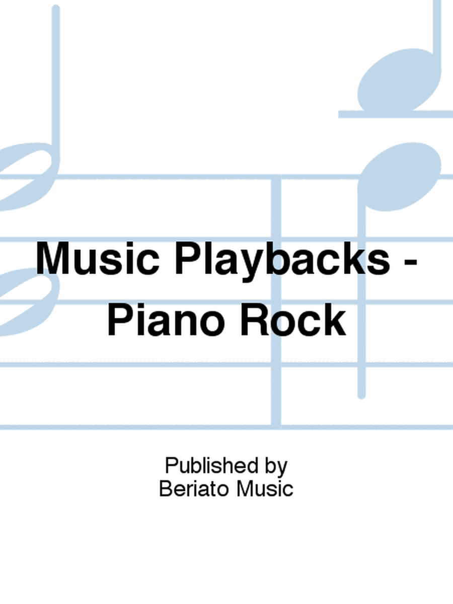 Music Playbacks - Piano Rock