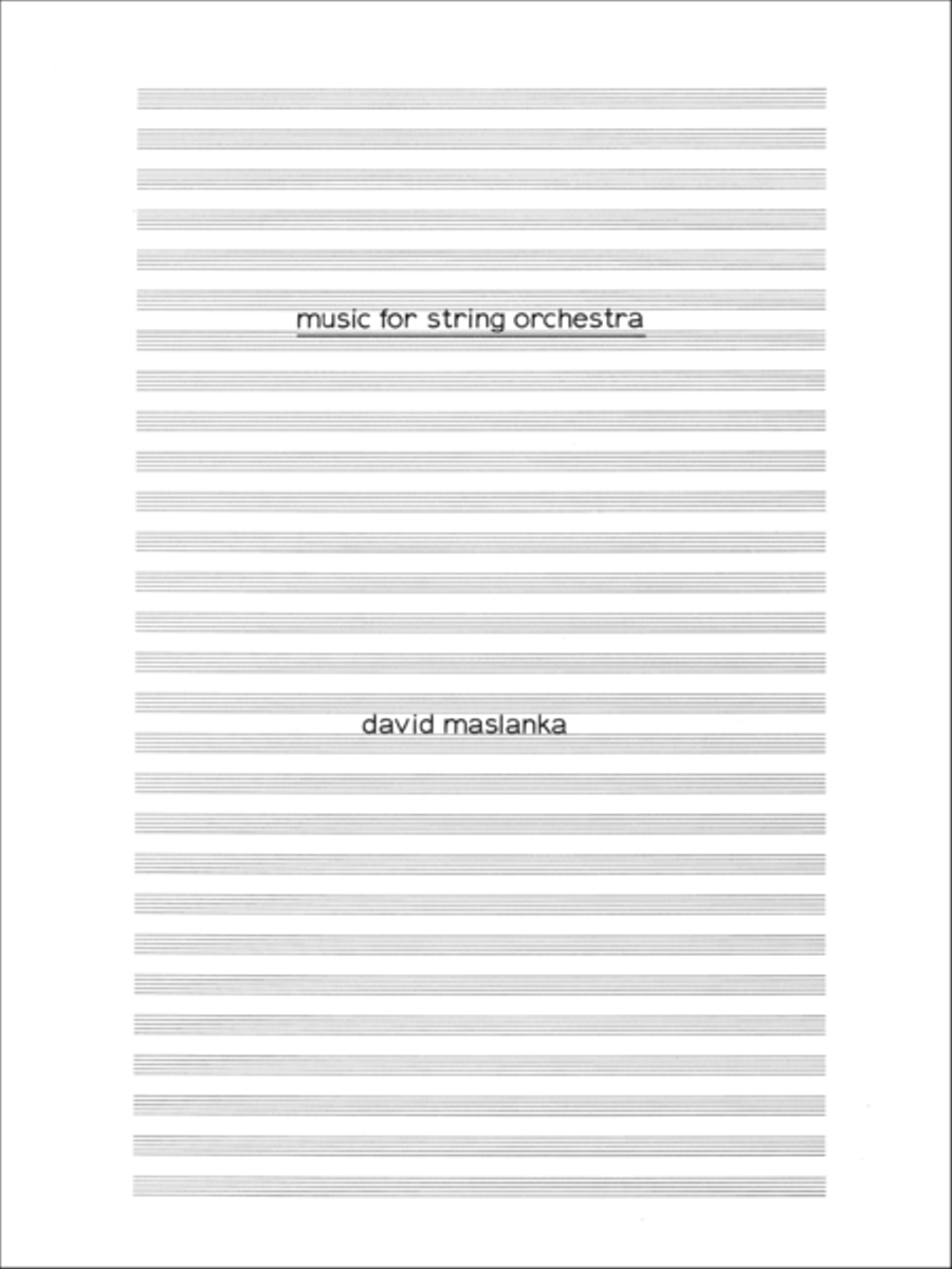 Music For String Orchestra String Orchestra scores gallery preview page 1