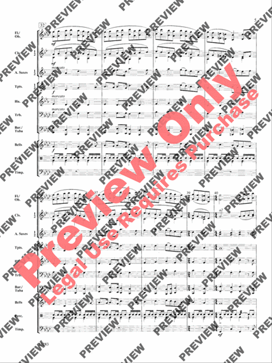 Three Kings' March Concert Band scores gallery preview page 6
