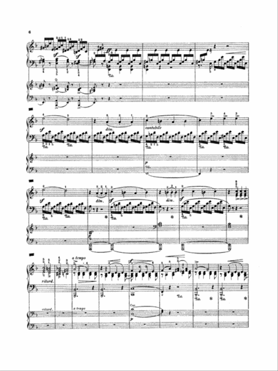 Mendelssohn: Piano Concerto No. 2 in D Minor, Op. 40 Piano scores gallery preview page 6