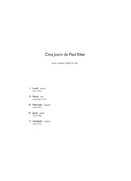 Jours de Paul Klee (5)