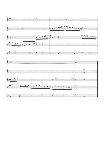 Vom Himmel kam der Engel Schaar, BWV 607 from Orgelbuechlein (arrangement for 5 recorders)
