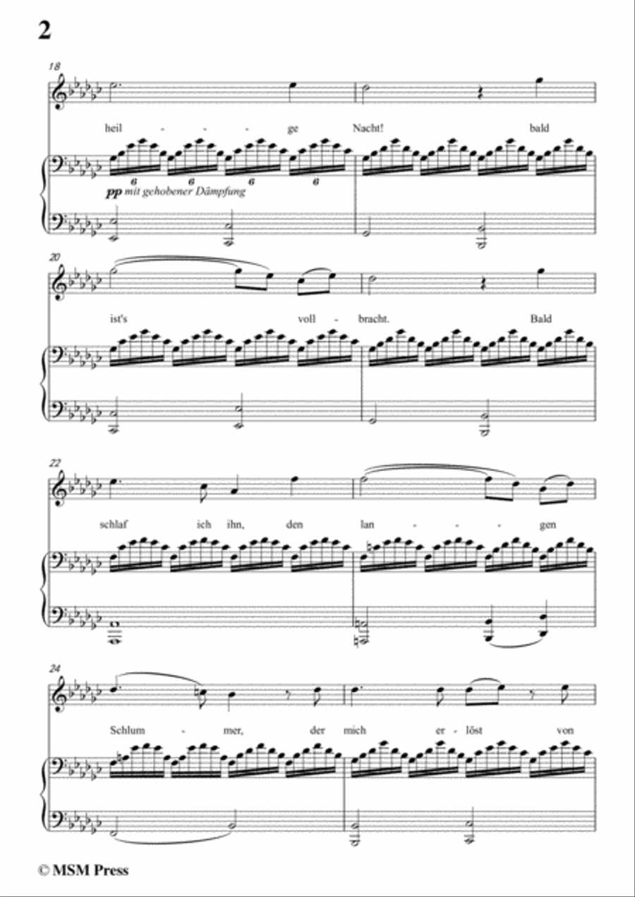 Schubert-Nachtstück,Op.36 No.2,in e flat minor,for Voice&Piano Voice scores gallery preview page 4