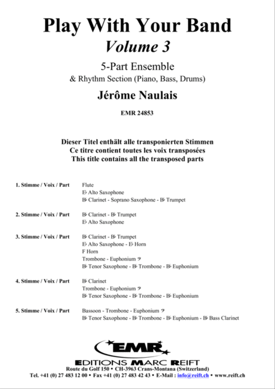 Play With Your Band Volume 3 Concert Band scores gallery preview page 3