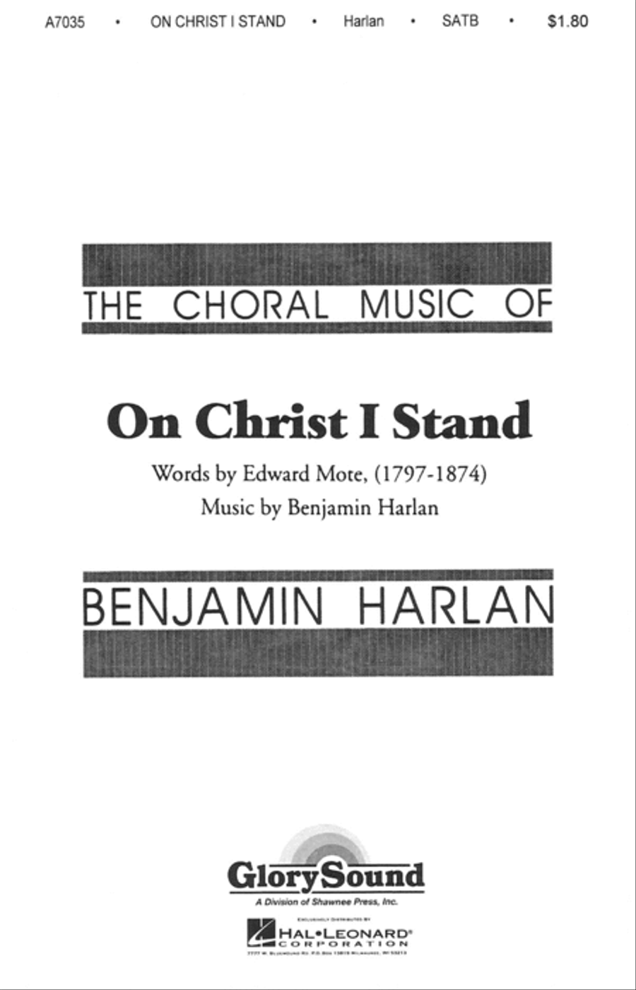 On Christ I Stand 4-Part scores gallery preview page 1