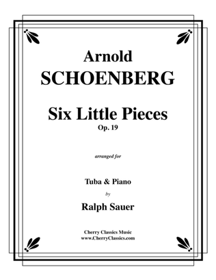 Six Little Pieces, op. 19 for Tuba or Bass Trombone & Piano