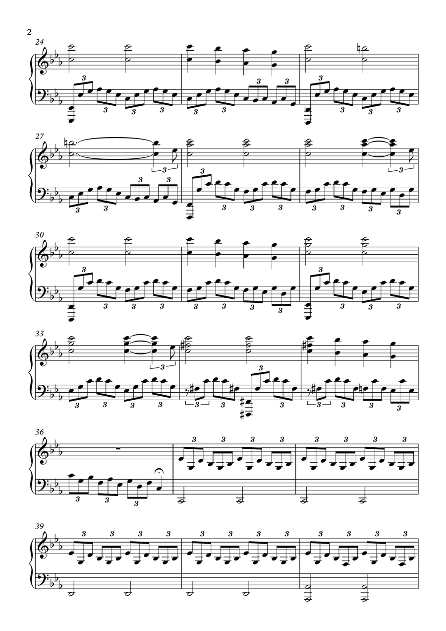 Game Of Thrones Game Of Thrones Piano Solo scores gallery preview page 2