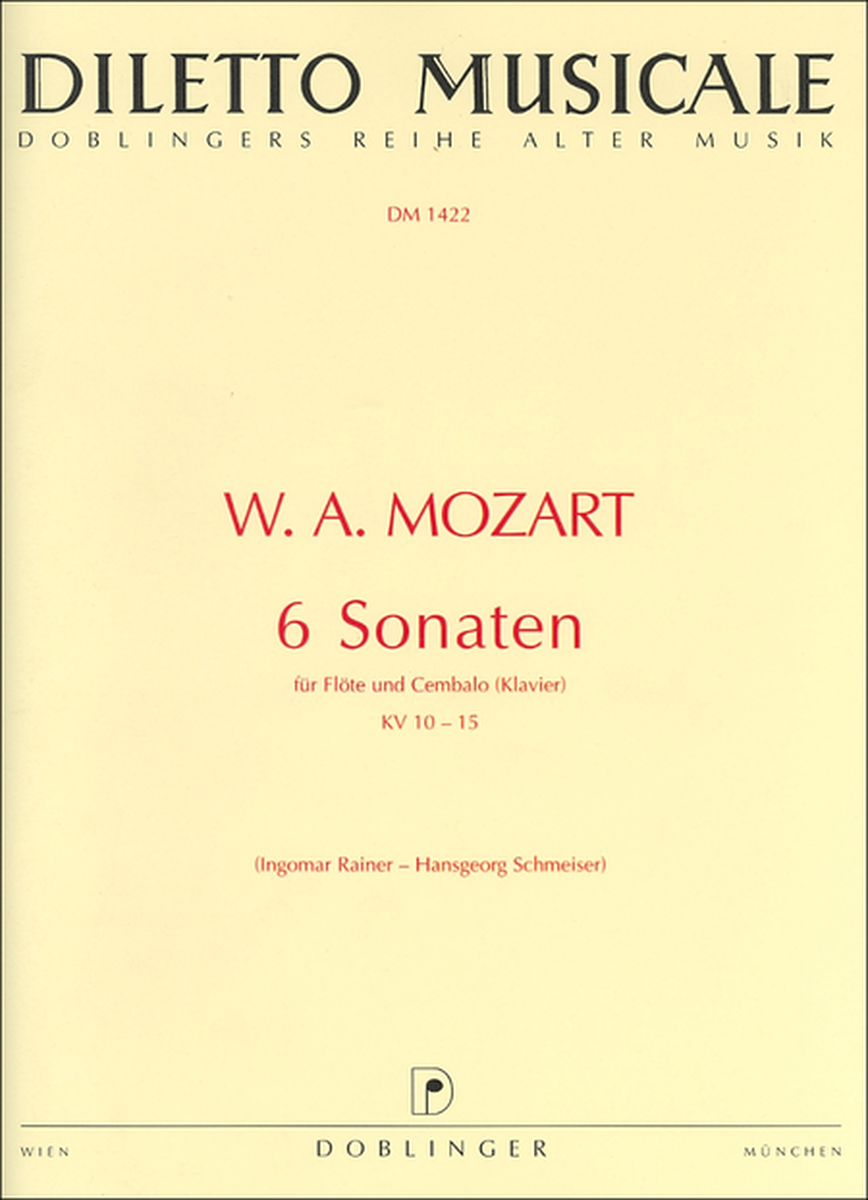 6 Sonaten KV 10 - 15