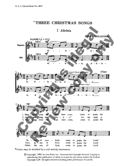 Three Christmas Songs