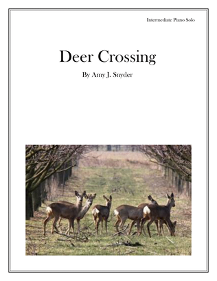 Deer Crossing, piano solo