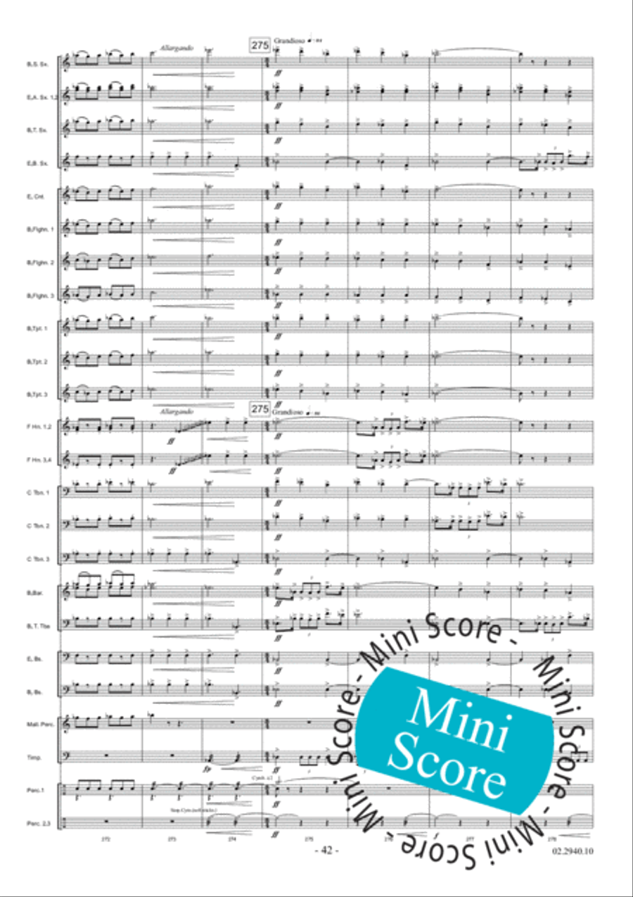 Aurora Fanfare Band scores gallery preview page 48