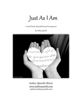 Book cover for Just As I Am -- intermediate piano solo