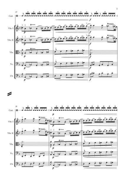 Boccherini - Fandango - arr. for oboes, percussion and strings image number null