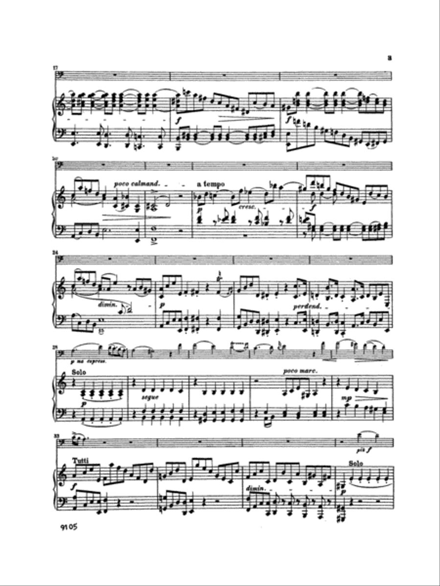 Cello Concerto in A Minor Small Ensemble scores gallery preview page 4