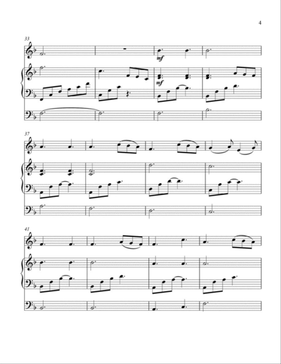 A Thousand Years Piano Trio scores gallery preview page 5