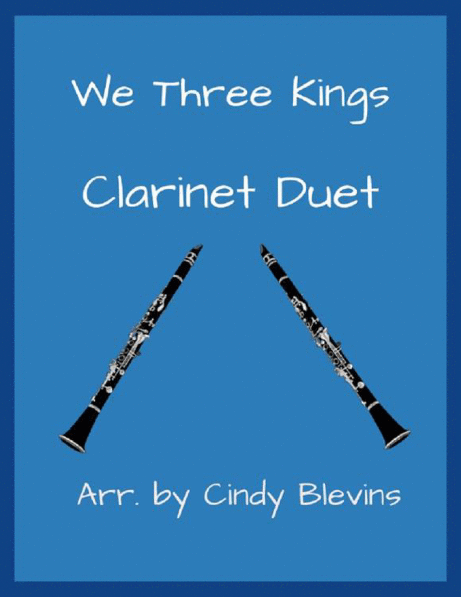 We Three Kings, for Clarinet Duet image number null