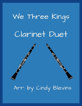 Book cover for We Three Kings, for Clarinet Duet