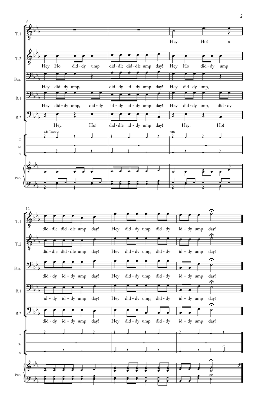 Sourwood Mountain Sourwood Mountain TTBB scores gallery preview page 3