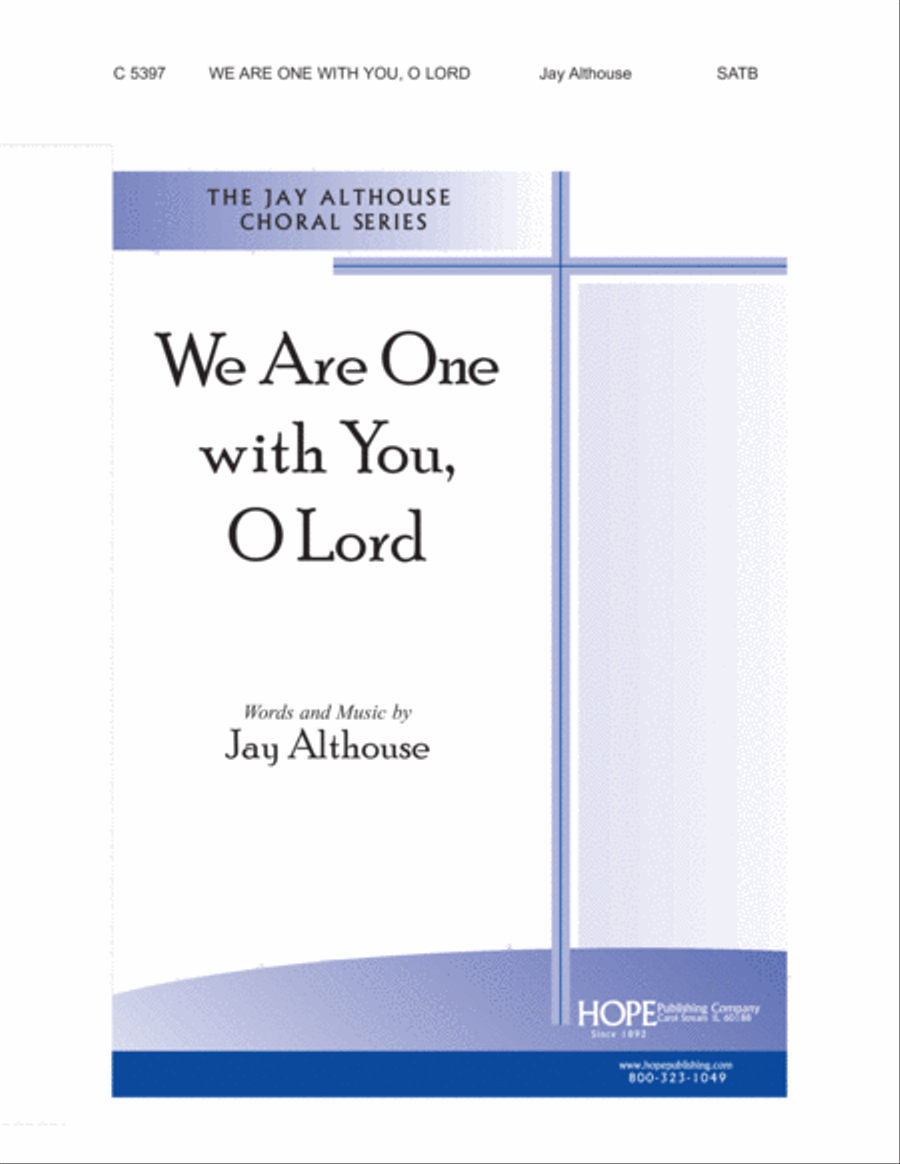 We Are One with You, O Lord 4-Part scores gallery preview page 1