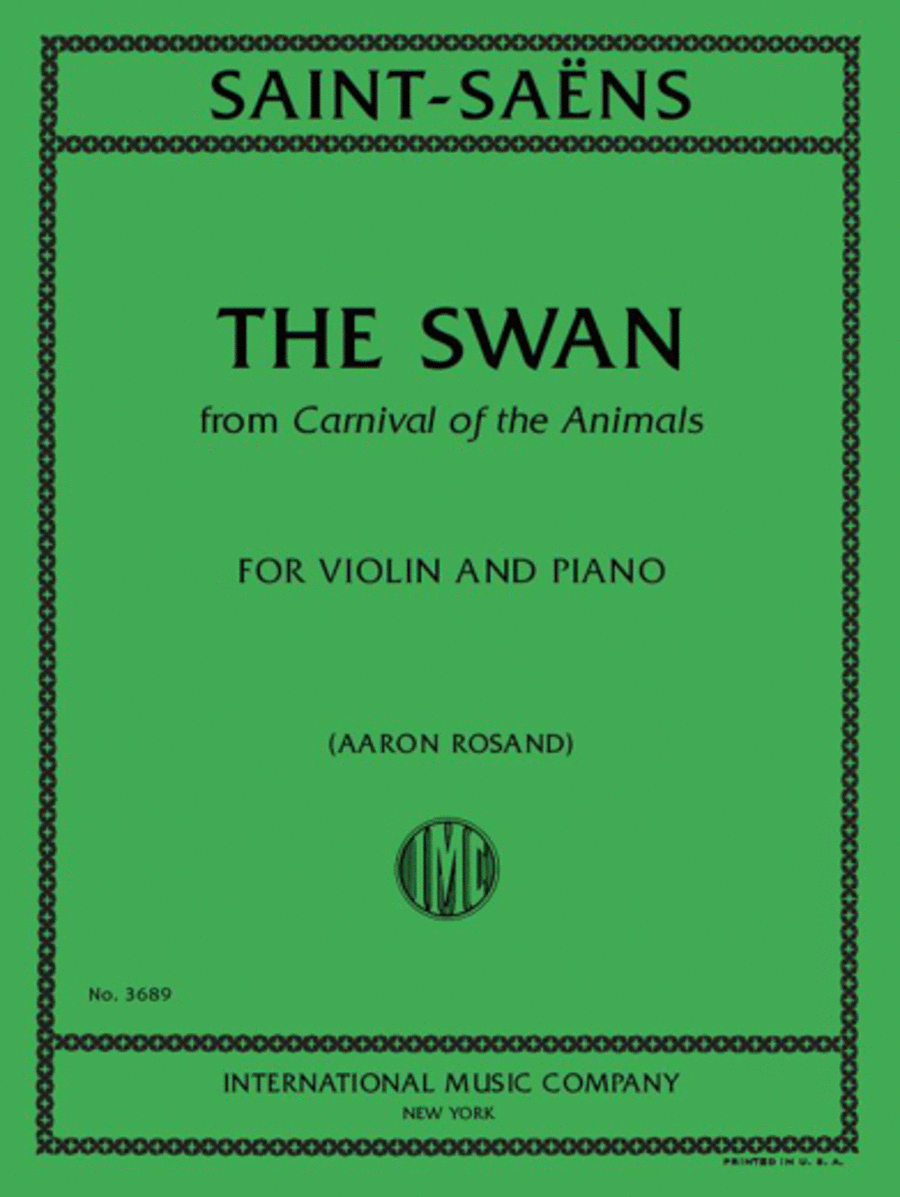 The Swan Violin Solo scores gallery preview page 1