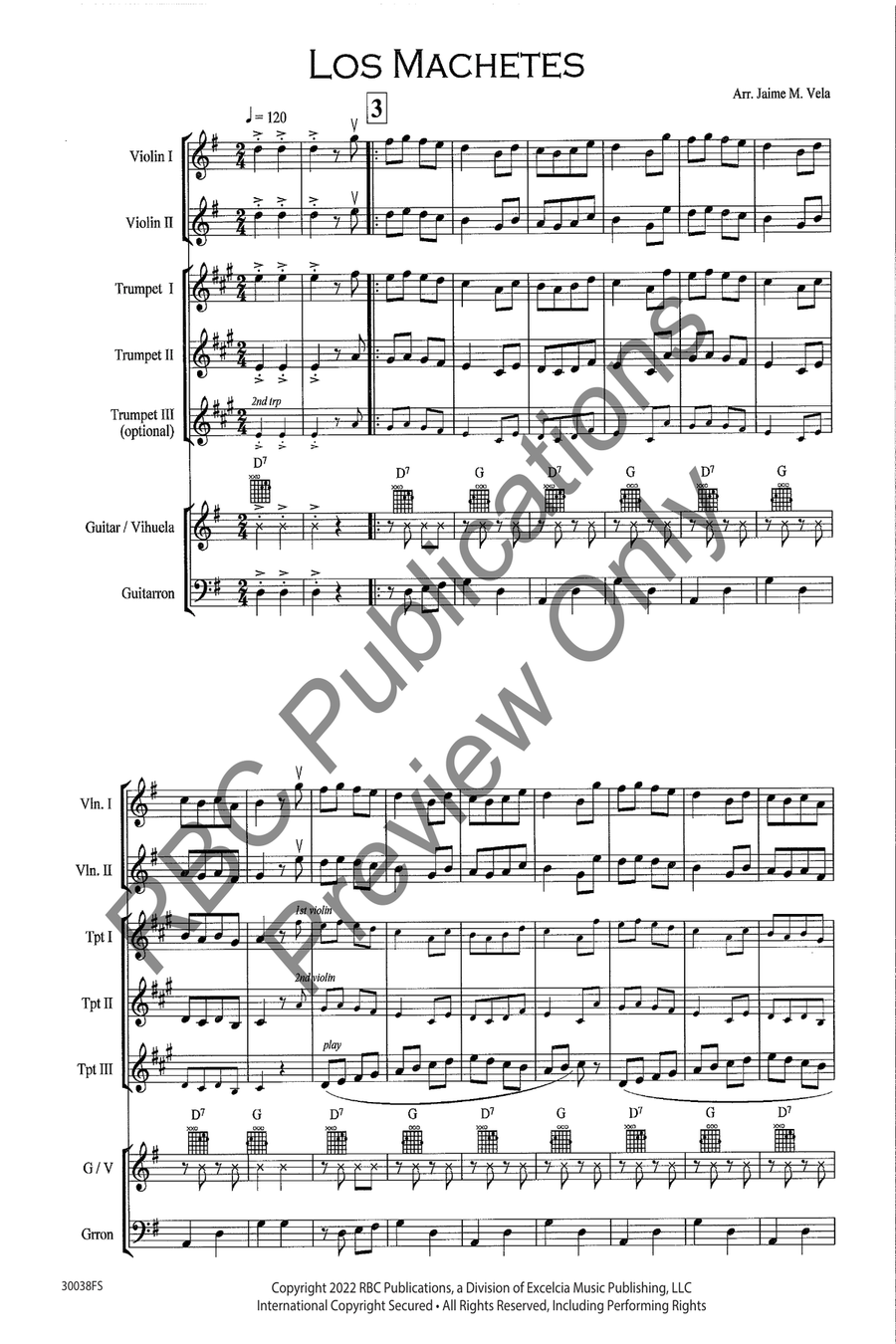 Los Laureles Voice scores gallery preview page 3