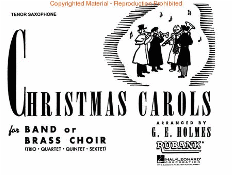 Christmas Carols for Band or Brass Choir