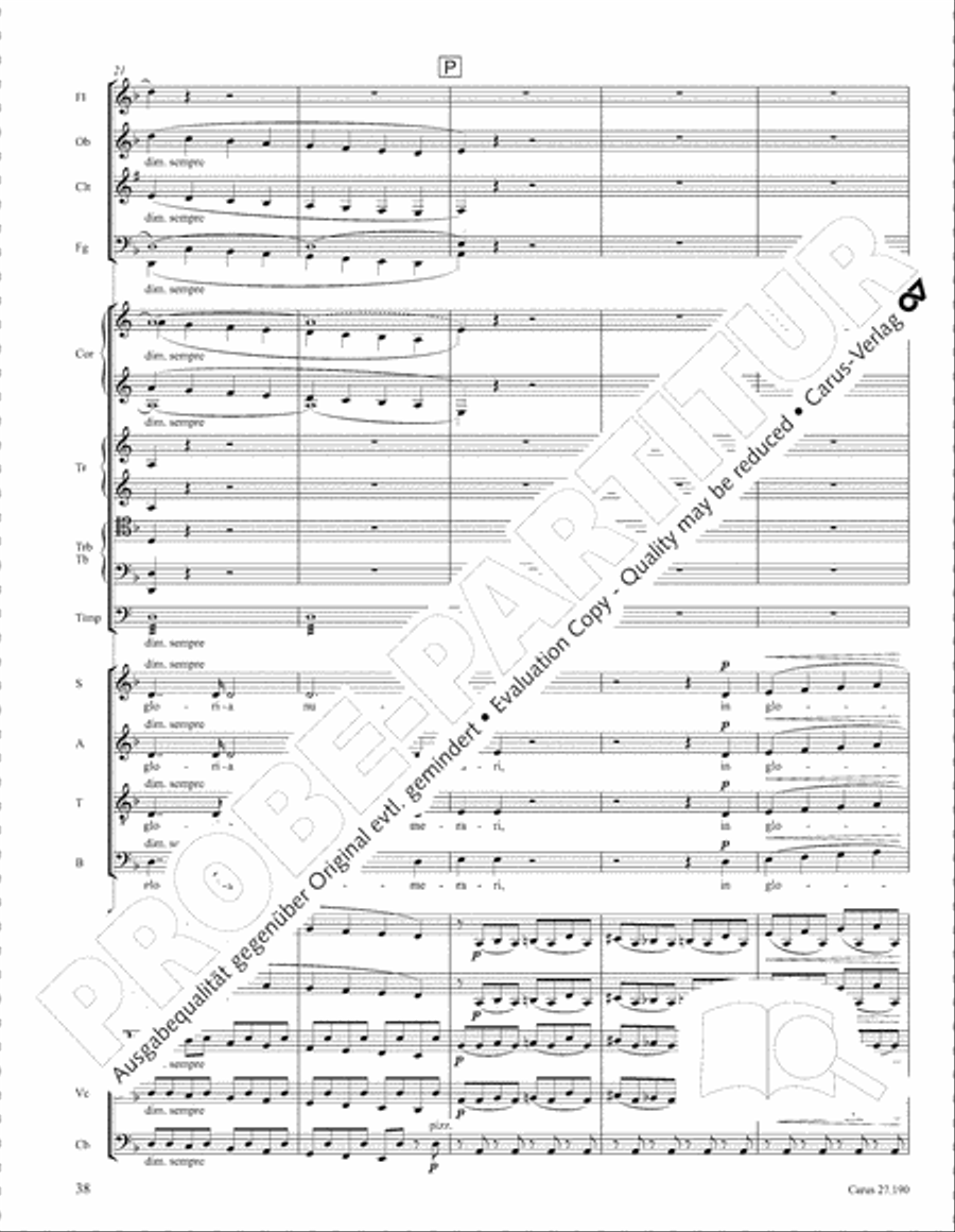 Te Deum 4-Part scores gallery preview page 45