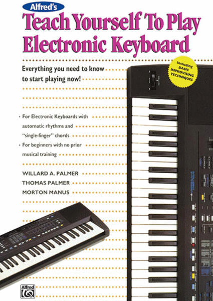 Alfred's Teach Yourself To Play Electronic Keyboard - Book