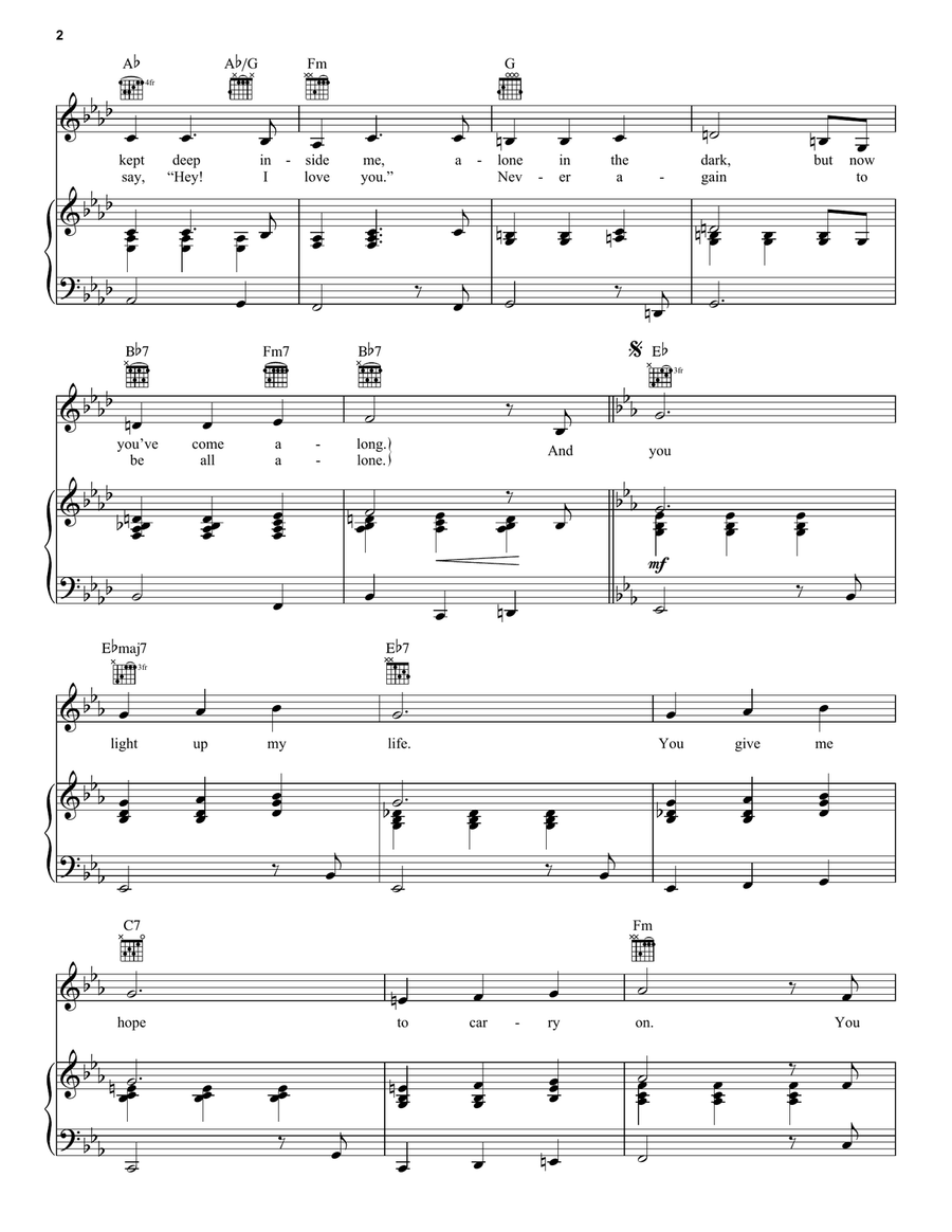 You Light Up My Life You Light Up My Life Acoustic Guitar scores gallery preview page 2