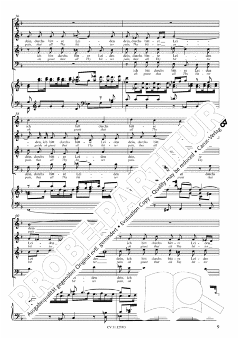 Thou who, a God, as man yet came (Herr Jesu Christ, wahr' Mensch und Gott) STB scores gallery preview page 14
