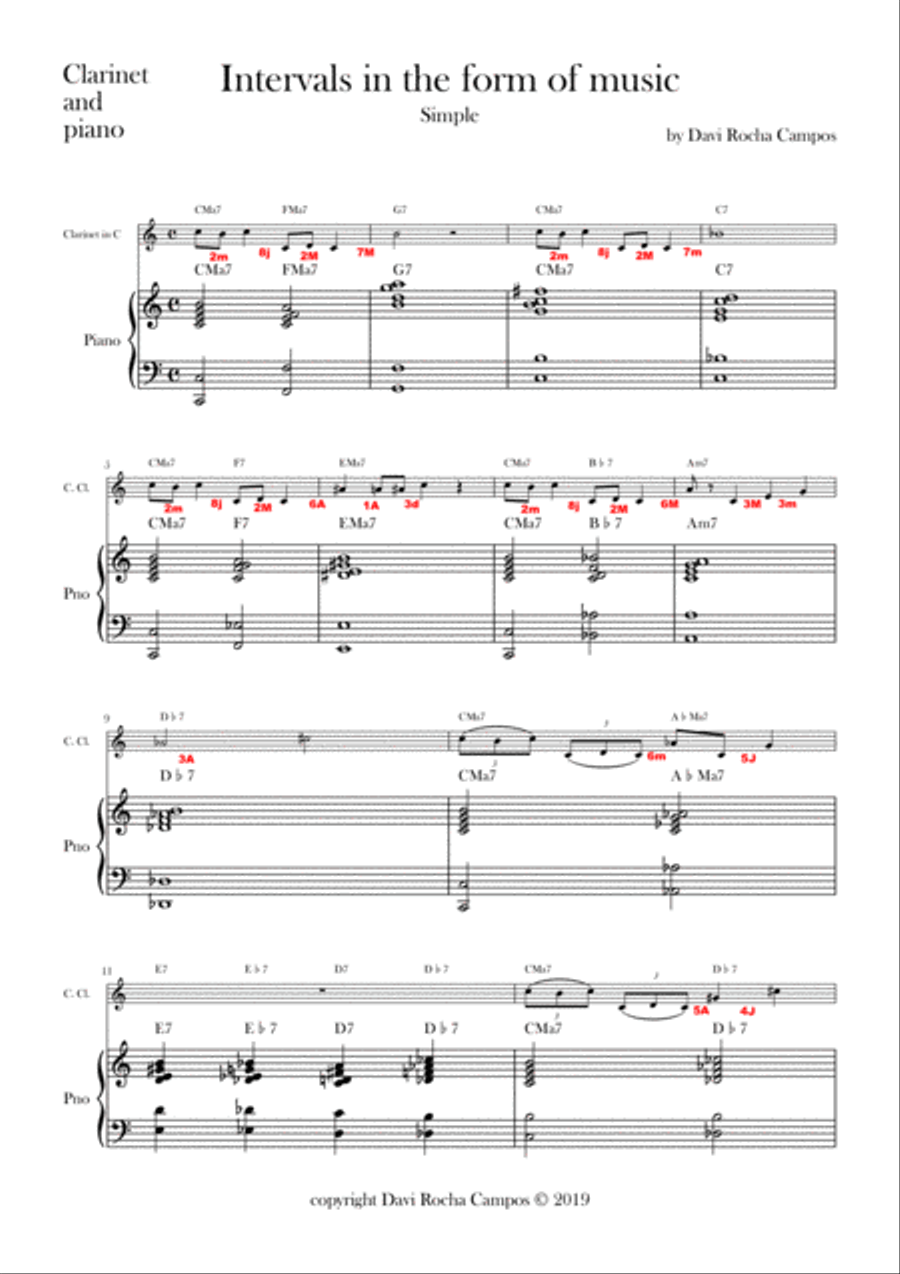 Intervals in the form of music Chamber Music scores gallery preview page 6