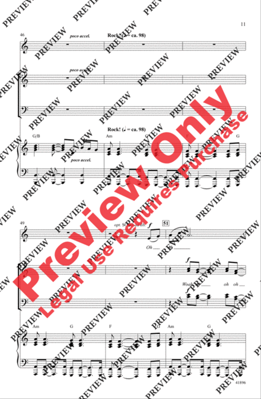 Stairway to Heaven 4-Part scores gallery preview page 10