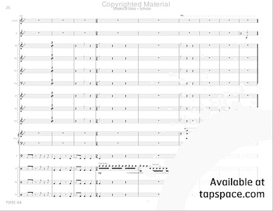 Shades of Glass Percussion Ensemble scores gallery preview page 29