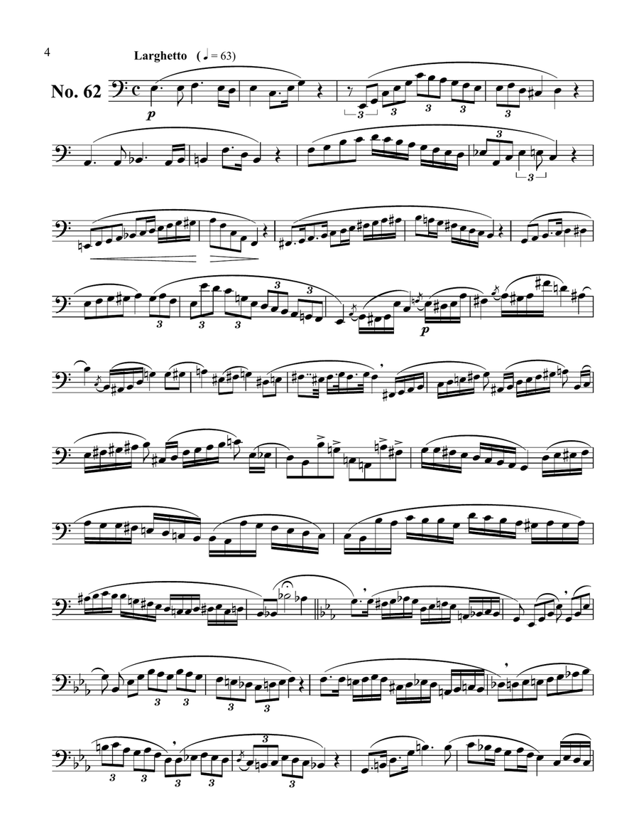 Melodious Accompaniments to Rochut Etudes Book 2 for Trombone or Euphonium Euphonium scores gallery preview page 6